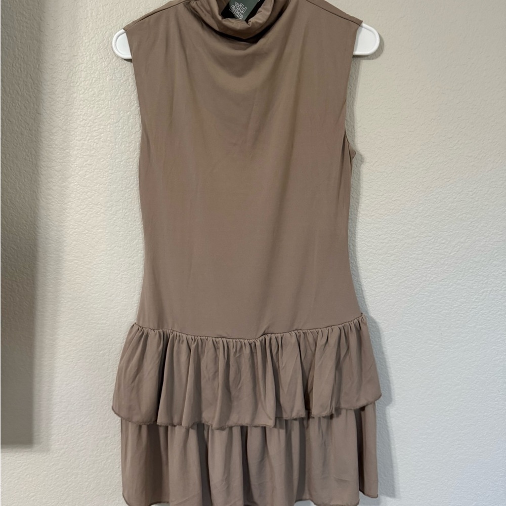Wild Fable Tan Sleeveless Mini Dress
